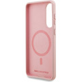 Karl Lagerfeld Liquid Silicone Double Heads MagSafe Zadný Kryt pre Samsung Galaxy S25 Edge Pink
