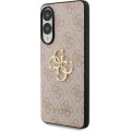 Guess PU 4G Metal Logo Zadný Kryt pre Samsung Galaxy S25 Edge Pink