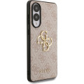 Guess PU 4G Metal Logo Zadný Kryt pre Samsung Galaxy S25 Edge Pink