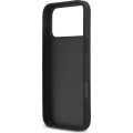 Karl Lagerfeld Fixed Glitter Metal Ikonik Zadní Kryt pre iPhone 17 Pro Max Black