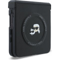 Karl Lagerfeld PU Karl and Choupette Heads Magnetic Zadný Kryt pre Samsung Galaxy Z Flip8 Black