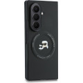 Karl Lagerfeld PU Karl and Choupette Heads Magnetic Zadný Kryt pre Samsung Galaxy Z Fold8 Ultra Black