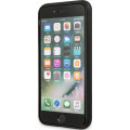 Guess Saffiano PU Silicone Zadný Kryt pre Apple iPhone 7 / iPhone 8 / iPhone SE (2020) / iPhone SE (2022) Black