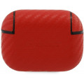 Ferrari Carbon PC/PU Puzdro pre Airpods Pro Red