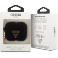 Guess Triangle Silikónové Puzdro pre Airpods Pro Black
