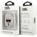 Karl Lagerfeld Karl Head Puzdro pre AirPods 1 / AirPods 2 White