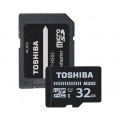TOSHIBA microSDHC UHS-I Class 1(U1) card 32GB + Adaptér