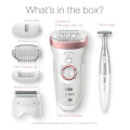 Braun Silk-épil 9 SkinSpa SensoSmart 9-890 Wet&Dry epilátor so 7 doplnkami