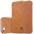 Nillkin Qin Book Puzdro Brown pre iPhone 5 / 5s / SE