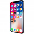 Nillkin Synthetic Fiber Ochranný Zadný Kryt Carbon Black pre iPhone X / Xs