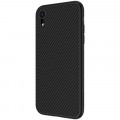 Nillkin Synthetic Fiber Ochranný Zadný Kryt Carbon Black pre iPhone Xr