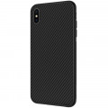 Nillkin Synthetic Fiber Ochranný Zadný Kryt Carbon Black pre iPhone Xs Max