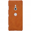 Nillkin Qin Book Puzdro Brown pre Sony Xperia XZ3