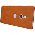 Nillkin Qin Book Puzdro Brown pre Sony Xperia XZ3