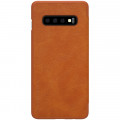 Nillkin Qin Book Puzdro pre Samsung Galaxy S10 Brown