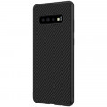 Nillkin Synthetic Fiber Ochranný Zadný Kryt Carbon Black pre Samsung Galaxy S10