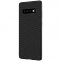 Nillkin Synthetic Fiber Ochranný Zadný Kryt Carbon Black pre Samsung Galaxy S10+