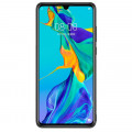 Nillkin Synthetic Fiber Ochranný Zadný Kryt Plaid Black pre Huawei P30