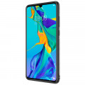 Nillkin Synthetic Fiber Ochranný Zadný Kryt Plaid Black pre Huawei P30