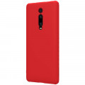 Nillkin Rubber Wrapped Ochranný Zadný Kryt pre Xiaomi Mi 9T / Mi 9T Pro Red