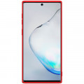 Nillkin Rubber Wrapped Ochranný Zadný Kryt pre Samsung Galaxy Note10+ Red