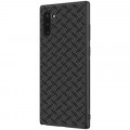 Nillkin Synthetic Fiber Ochranný Zadný Kryt pre Samsung Galaxy Note10 Plaid Black