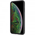 Nillkin Synthetic Fiber Ochranný Zadný Kryt pre Apple iPhone 11 Pro Max Plaid Black 