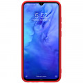 Nillkin Rubber Wrapped Ochranný Zadný Kryt pre Xiaomi Redmi Note 8 Red