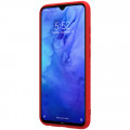 Nillkin Rubber Wrapped Ochranný Zadný Kryt pre Xiaomi Redmi Note 8 Red