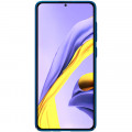 Nillkin Super Frosted Zadný Kryt pre Samsung Galaxy A71 Peacock Blue