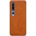 Nillkin Qin Book Puzdro pre Xiaomi Mi 10 / Mi 10 Pro Brown