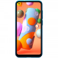 Nillkin Super Frosted Zadný Kryt pre Samsung Galaxy A11 Peacock Blue
