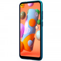 Nillkin Super Frosted Zadný Kryt pre Samsung Galaxy A11 Peacock Blue