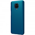 Nillkin Super Frosted Zadný Kryt pre Xiaomi Redmi Note 9 Pro / Note 9S / Note 9 Pro Max Peacock Blue