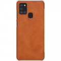 Nillkin Qin Book Puzdro pre Samsung Galaxy A21s Brown