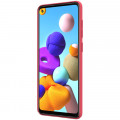 Nillkin Super Frosted Zadný Kryt pre Samsung Galaxy A21s Bright Red