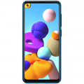 Nillkin Super Frosted Zadný Kryt pre Samsung Galaxy A21s Peacock Blue