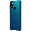 Nillkin Super Frosted Zadný Kryt pre Samsung Galaxy A21s Peacock Blue