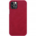 Nillkin Qin Book Puzdro pre iPhone 12 / iPhone 12 Pro Red