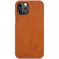 Nillkin Qin Book Puzdro pre iPhone 12 / iPhone 12 Pro Brown