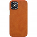 Nillkin Qin Book Puzdro pre iPhone 12 Pro Max Brown