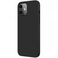 Nillkin Synthetic Fiber Ochranný Zadný Kryt pre Apple iPhone 12 mini Black