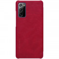 Nillkin Qin Book Puzdro pre Samsung Galaxy S20 FE Red
