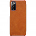 Nillkin Qin Book Puzdro pre Samsung Galaxy S20 FE Brown