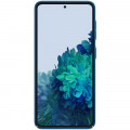 Nillkin Super Frosted Zadný Kryt pre Samsung Galaxy S21 5G Peacock Blue