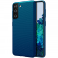 Nillkin Super Frosted Zadný Kryt pre Samsung Galaxy S21 5G Peacock Blue