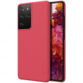 Nillkin Super Frosted Zadný Kryt pre Samsung Galaxy S21 Ultra 5G Bright Red
