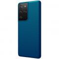 Nillkin Super Frosted Zadný Kryt pre Samsung Galaxy S21 Ultra 5G Peacock Blue