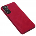 Nillkin Qin Book Puzdro pre Samsung Galaxy S21+ 5G Red
