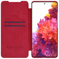 Nillkin Qin Book Puzdro pre Samsung Galaxy S21 Ultra 5G Red